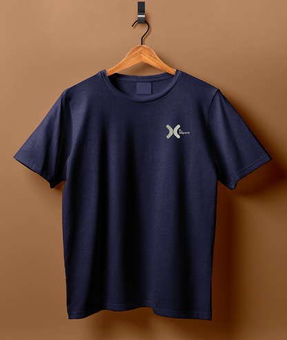 Playera Básica Deportiva Cuello Redondo Dama (Marino)