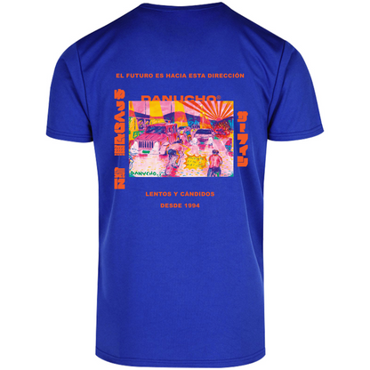 Playera Deportiva Colaboración Danucho® Cuello Redondo Caballero (Royal)
