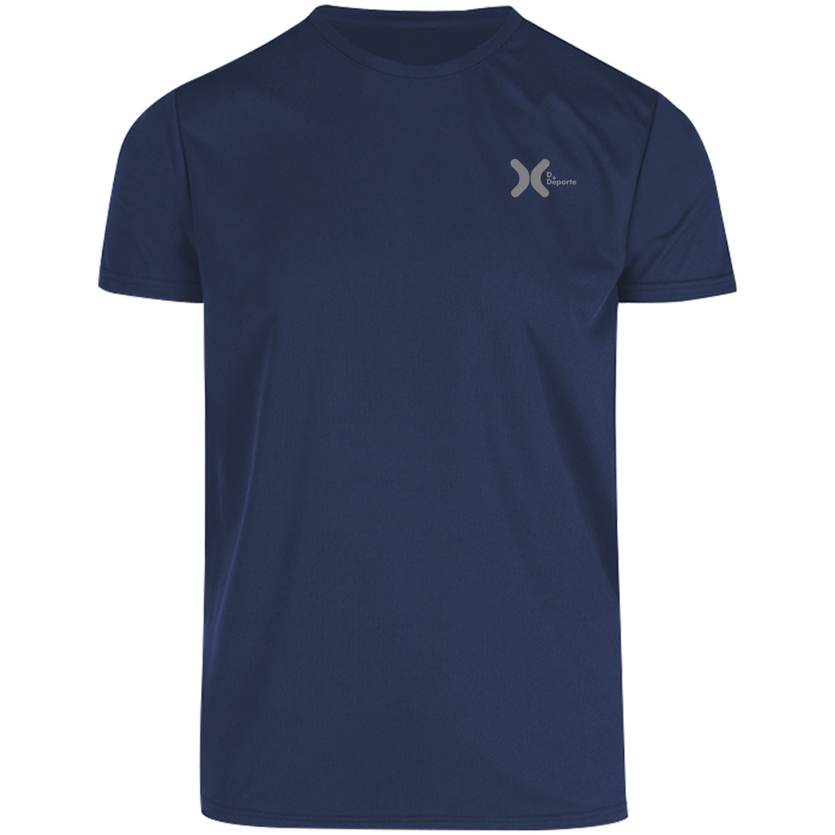 Playera Básica Deportiva Cuello Redondo Caballero (Marino)