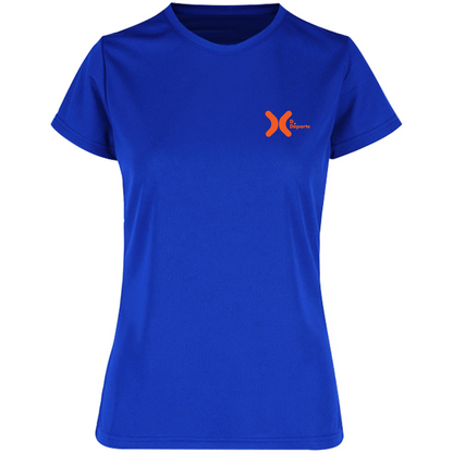 Playera Deportiva Colaboración Danucho® Cuello Redondo Dama (Royal)